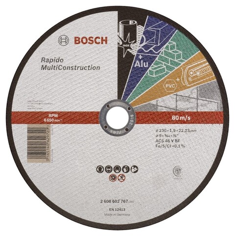 Bosch Trennscheibe Rapido Multi Construction ACS 46 V BF 230mm - Neu
