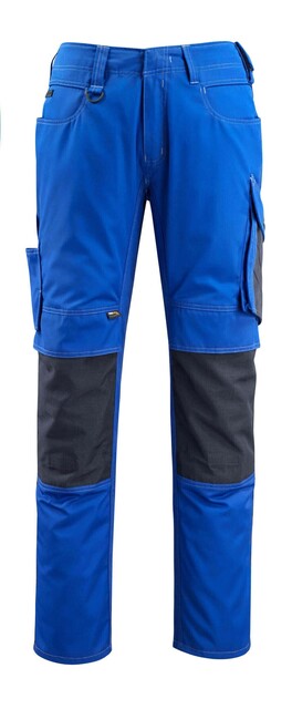 MASCOT® Mannheim Arbeitshose 76C54 Kornblau/Schwarzblau mit Knietaschen - Neu