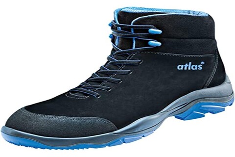 Atlas Kn?Chelhoher Sicherheits Schuh Sl 80 Esd S2, Weite 10 G