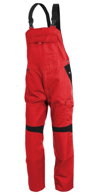 Kübler Inno Plus Latzhose Mittelrot/Schwarz Größe 64 – Arbeitskleidung - Neu