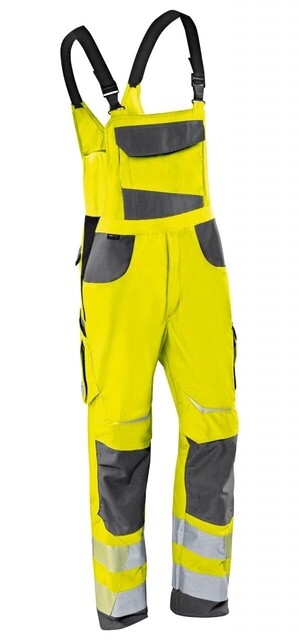 Kübler Psa Reflectiq Latzhose 3207 Warngelb/Anthrazit 94 - Neu