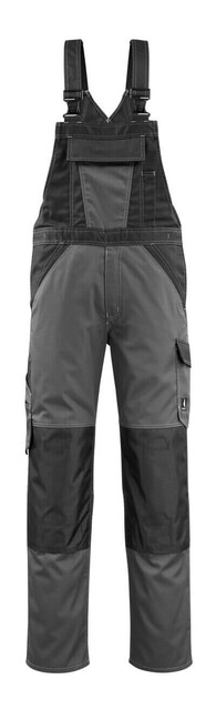 MASCOT® Leeton Latzhose Dunkelanthrazit/Schwarz – Arbeitskleidung - Neu