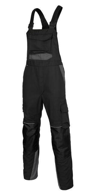 KÜBLER INNOVATIQ Latzhose schwarz/anthrazit, Größe 50 - Neu