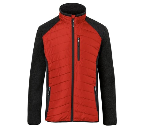 Kübler Hybridjacke 1342 Mittelrot/Dunkelgrau Gr. 4XL – Arbeitsjacke - Neu