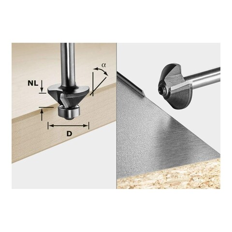 Festool Fasefrã¤Ser S8 Hw 15 Grad D18-Kl Ofk 499801
