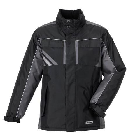 Planam Highline Winterjacke Schwarz/Schiefer/Zink XXL - Neu