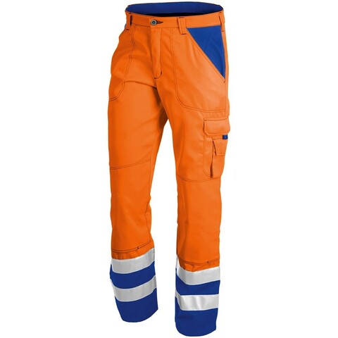 KÜBLER High Vis Inno Plus Hose PSA 2 Warnschutz orange/blau Gr. 50 - Neu