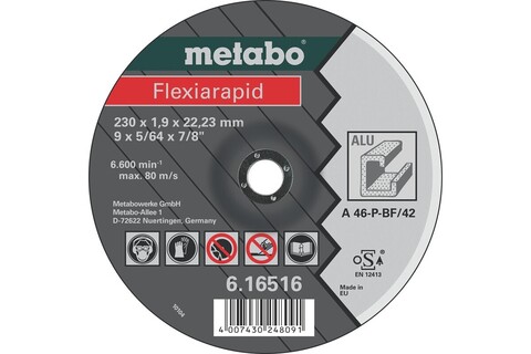 Metabo Flexiarapid 180 X 1,6 X 22,23 Mm, Alu, Trennscheibe,