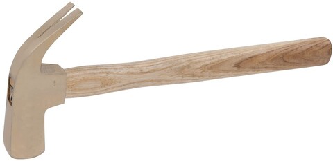 KS Tools BRONZEplus Klauenhammer 400g mit Hickorystiel, funkenfrei - Neu