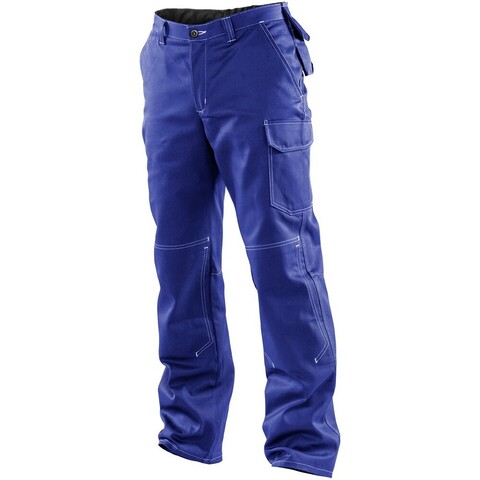 Kübler Organiq Arbeitshose 2248 Kornblumenblau Größe 32 - Neu