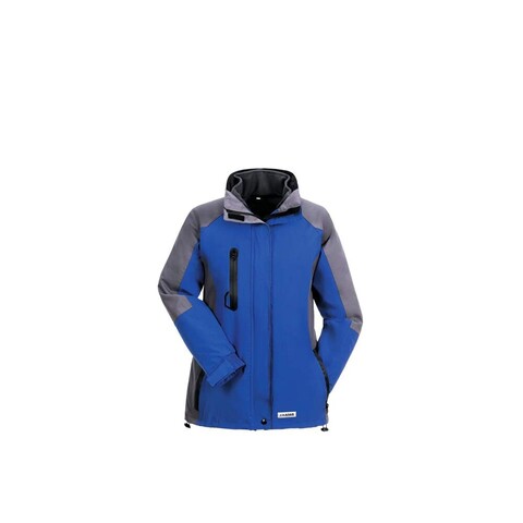 Planam Shape Damen Outdoorjacke 3-in-1 Blau/Grau XS - Neu