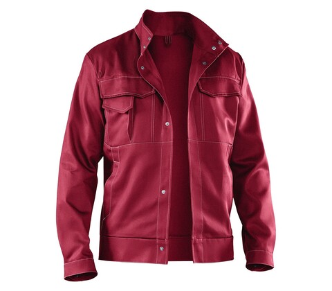 Kübler Organiq Jacke 1248 Bordeaux Größe 98 – Arbeitsjacke - Neu