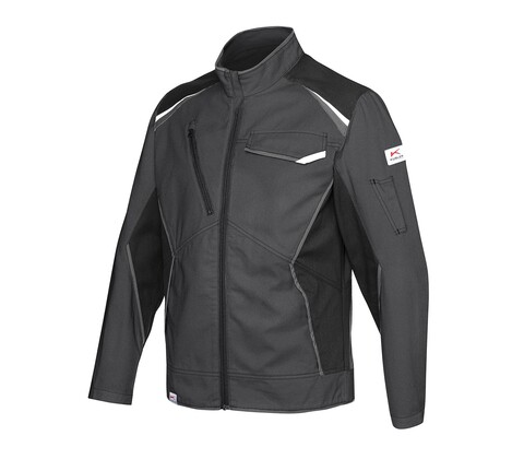 KÜBLER ICONIQ Cotton Jacke anthrazit/schwarz Form 1140 Größe - Neu