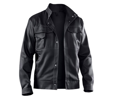 Kübler Organiq Arbeitsjacke 1248 Schwarz Größe 52 - Neu