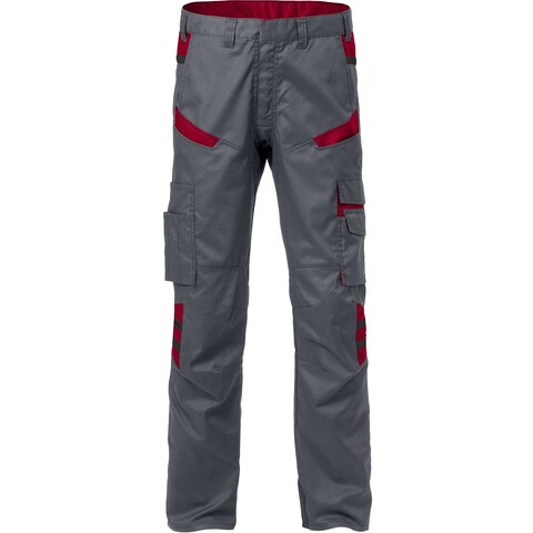 Fristads Arbeitshose 2552 STFP Grau/Rot Größe C56 - Neu