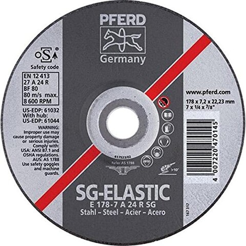 PFERD Schruppscheibe A24RSG 115x4,1mm gekröpft für Stahl - Neu