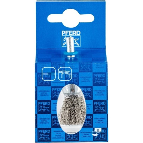 PFERD Pinselbürste mit Schaft, ungezopft POS PBU 1516/6 INOX - Neu