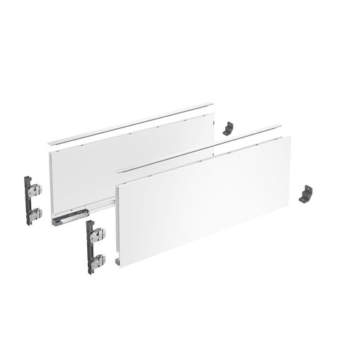 Hettich AvanTech YOU Zargenset, Höhe 187 mm, NL 600 mm, weiß - Neu