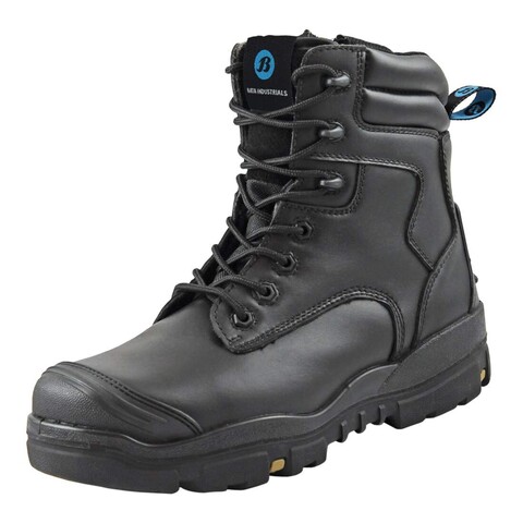 Bata Helix Longreach Black Boa S3 Knöchelstiefel Größe 40 - Neu