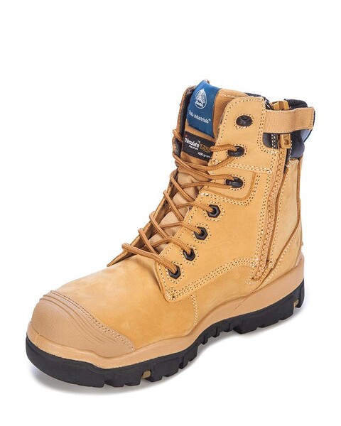 Bata Helix Longreach Wheat Zip S3 Knöchelstiefel Größe 41 - Neu