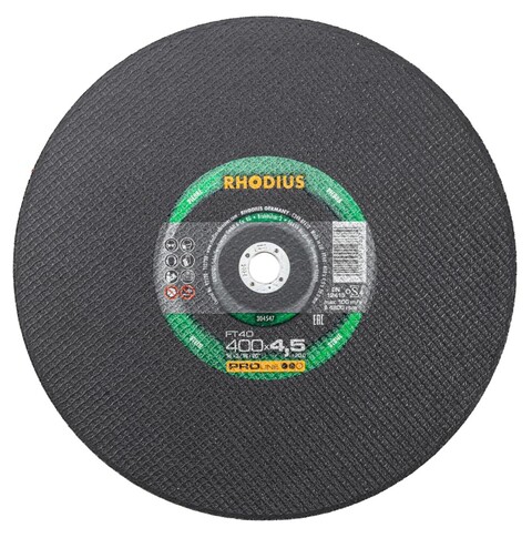 Rhodius FT40 Trennscheibe 400x4,5x20 mm für Stein und NE-Metalle - Neu
