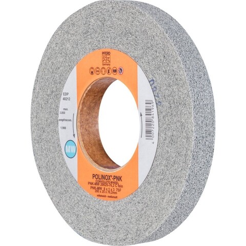 PFERD POLINOX Vlies-Rad PNK-MW 200x25 mm, Bohrung 76,2 mm, SiC F - Neu