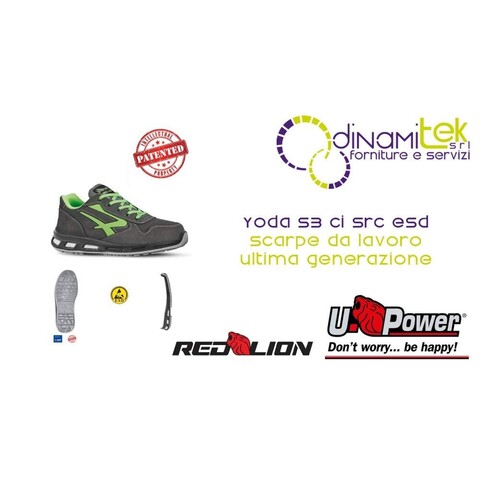 U-Power RedLion Yoda S3 ESD SRC Sicherheitshalbschuh Gr. 36 - Neu