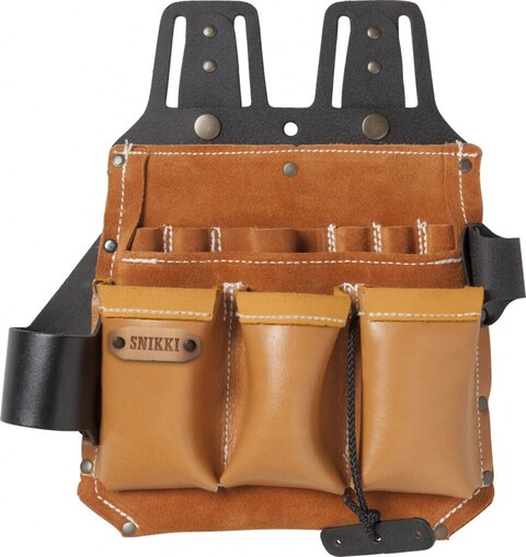 Fristads Snikki Werkzeughalter 9306 LTHR Braun – Leder Werkzeugtasche - Neu