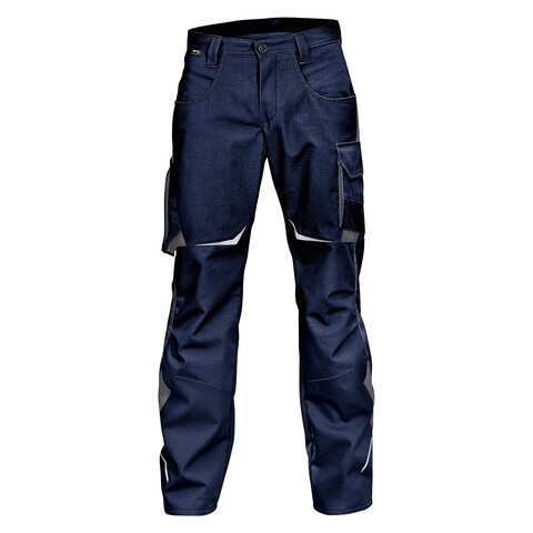 Kübler Pulsschlag Bundhose 2424 Dunkelblau/Anthrazit Größe 2 - Neu
