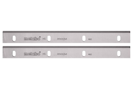 Metabo 2 HSS Hobelmesser HC 333 – 310x20x3mm, 18% Wolfram, 2 Stück - Neu