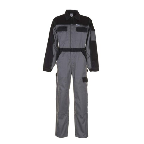 Planam Rallyekombi Tristep Grau/Schwarz Größe 60 – Arbeits-Overall - Neu