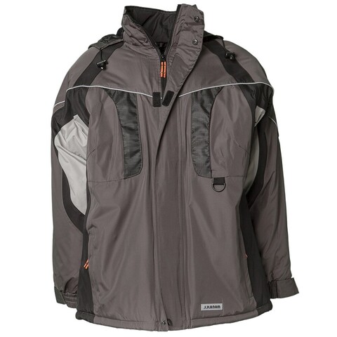 Planam Parka Outdoor Space Gra U/Schwarz/Hellgrau S