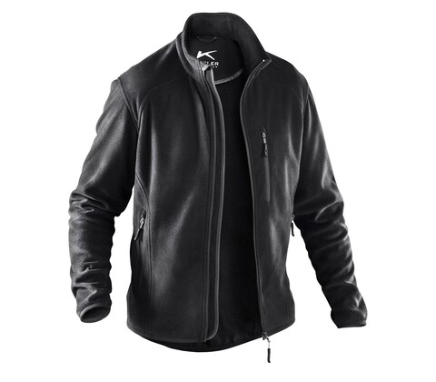 Kübler Fleecejacke 1242 Schwarz XS – Atmungsaktive Arbeitsjacke - Neu