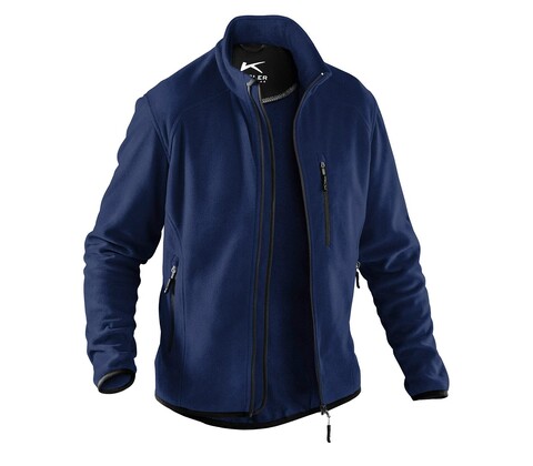 Kübler Fleecejacke 1242 Dunkelblau XS – Atmungsaktive Arbeitsjacke - Neu