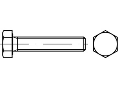 Din 933/Iso 4017 Sechskantschr Aube Vg M8X45 Stahl 8.8 Feuerv