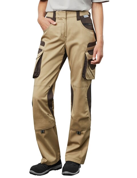 Pionier Damen Bundhose Tools Beige/Braun Gr. 48 – Arbeitshose 285 g/m² - Neu