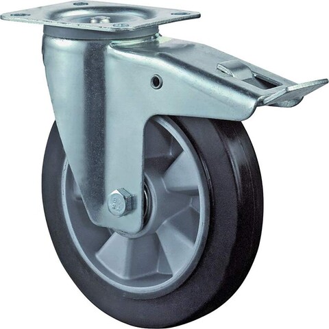 Bs Rollen Transportrolle L420. B80.160 Lenkrolle Mit Totalfes
