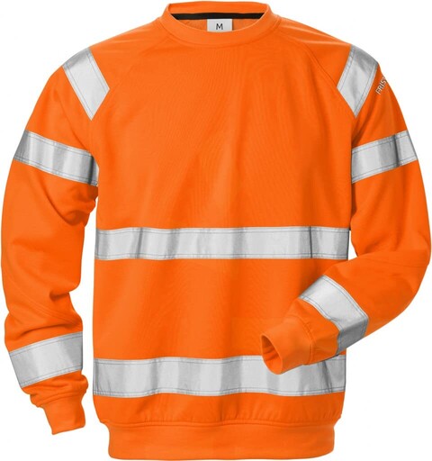 Fristads High Vis Sweatshirt Kl. 3 7446 SHV Warnschutz-Gelb XS - Neu