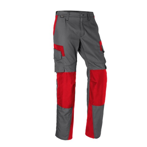 KÜBLER INNOVATIQ Arbeitshose anthrazit/mittelrot Gr. 27 - Neu