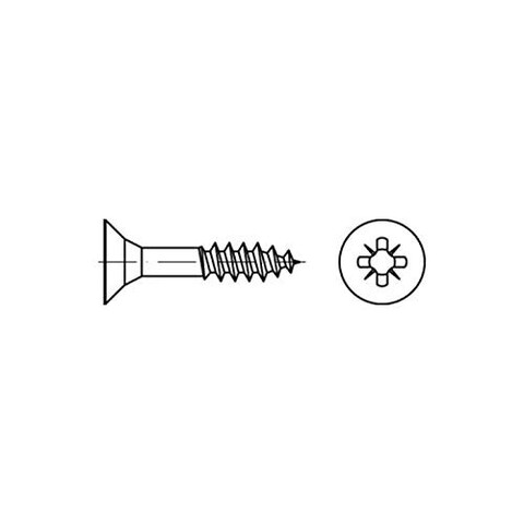 Art 89097 Spanplattenschrauben Senkkopf Ce St. 6 X 140/70 -Z
