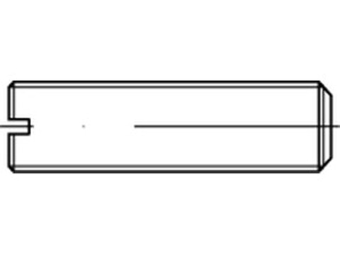 Din 551/Iso 4766 Gewindestift Vg M6X50 Stahl 14H Galvanisch