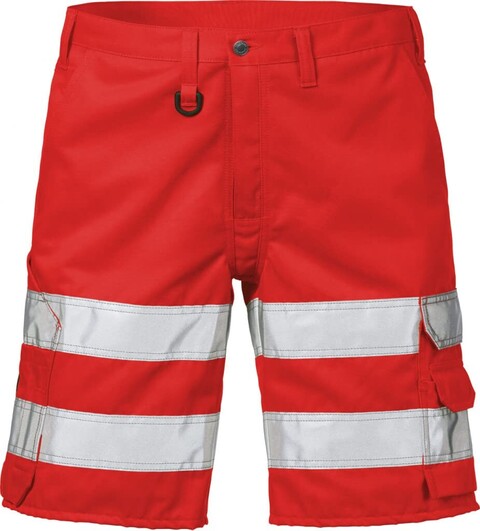 Fristads High Vis Shorts Kl. 2 2528 THL Warnschutz-Rot Gr. C44 - Neu