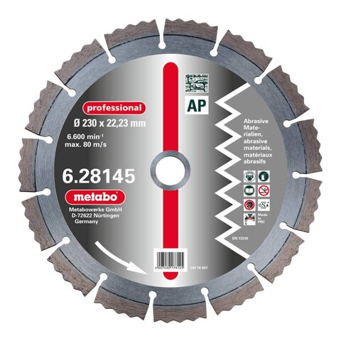 Metabo Diamant-Trennscheibe 115 x 2,15 x 22,23 mm Professional CP Beton - Neu