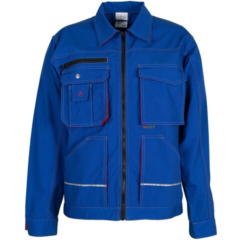Planam Basalt Bundjacke Kornblau/Rot Größe 102 – Arbeitsjacke - Neu