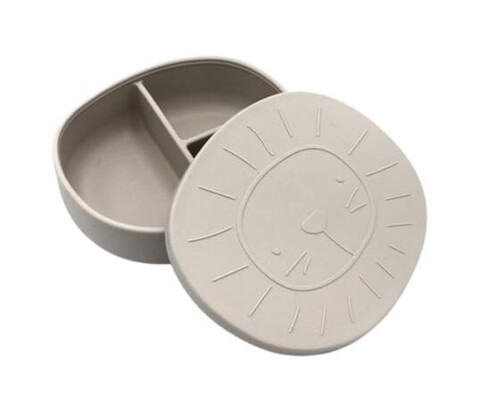 the cotton cloud Brotdose Alfie Sand – Silikon-Lunchbox für Kinder - Wie neu