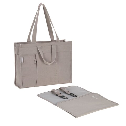 LÄSSIG Wickeltasche GRE  Tote Up Bag taupe