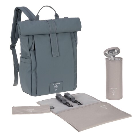 LÄSSIG Wickelrucksack Rolltop  Up Backpack anthracite