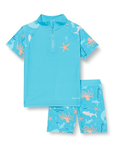Playshoes UV-Schutz Bade-Set Meerestiere türkis – Zweiteiler für Kinder - Neu