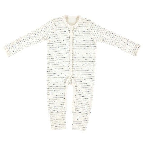 ALVI Pyjama Lullaby – Bio-Baumwolle Baby-Schlafanzug mit Klappbündchen - Neu