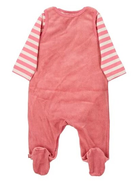 Sterntaler GOTS Strampler-Set Nicki Emmi rosa